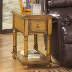 Side End Table Brown