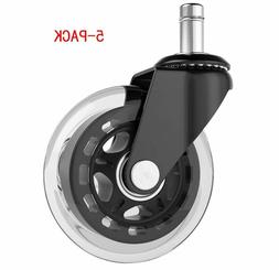 Caster Wheels 11mm Replacement For Desk Floor Mat Set Of 5