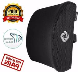 Lumbar Support Pillow Memory Foam Car Cushion Lower Back Pai