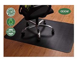 Mat For Hardwood And Tile Floor, Black, Anti-slip, Under The