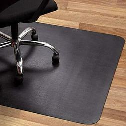 Mat For Hardwood And Tile Floor, Black, Anti-slip, Non-curve