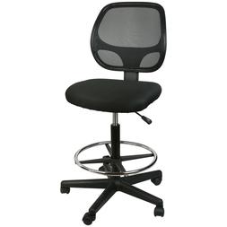 Mesh Task Chair Comfort Adjustable Tall Drafting Stool Swive
