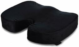 Seat Cushion Computer Memory Foam Pad Back Support Orthopedi
