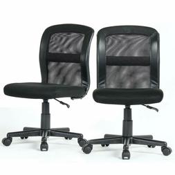 Mid Back Swivel Computer Desk Chairs 2-pack (bb