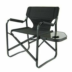 With Side Table Black Lightweight