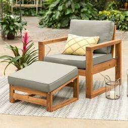 And Ottoman With Cushions