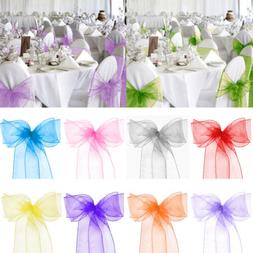 Cover Sashes Bows Sash Ribbon Tie Decor For Banquet Wedding 