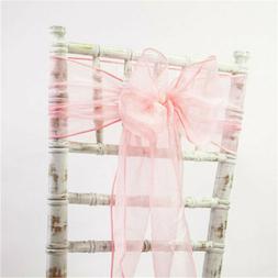 Cover Silk Sash Bow Wedding Party Event Reception Banquet De