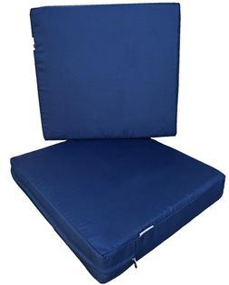 Patio Cushions Memory Foam 20"x18"x4" Waterproof