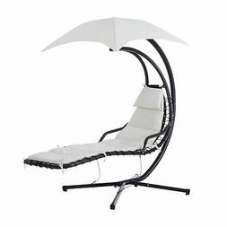 W/ Canopy Air Porch Swing Hammock Arc Stand