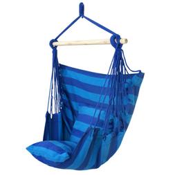 Air Deluxe Swing Chair Beach Blue Stripe