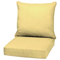 Cushions 24x24 Shirt Texture 2 Piece Deep Seating Polyester