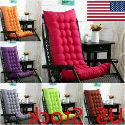 Cushion Tufted Deck Chaise Padding Patio Pool Recliner