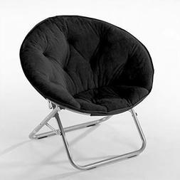 S With Cushions Folding Black Urban Shop Faux Fur Saucer Dor