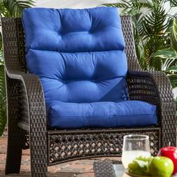 Cushions Blue Replacement High Back Seat Porch Outdoor Set O