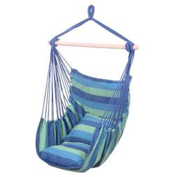 Garden Swing Seat Indoor Outdoor Hammock+2 Pillow