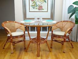 S W/cushion And Round Dinning Table