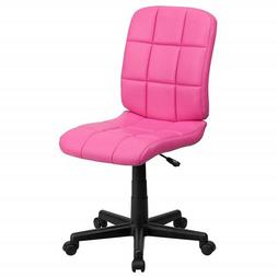 Vanity Accent Computer Office Desk Stool With Wheels Rolling