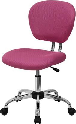 Accent Computer Office Desk Stool With Wheels Rolling