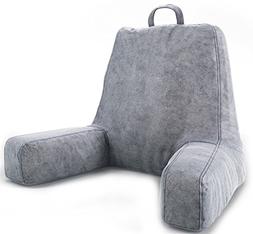 Ziraki Plush Shredded Foam Reading Relax Pillow for Bed Rest