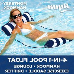 S Inflatable Bed Swimming Hammock Float Kids