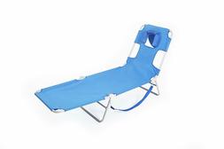 Folding Outdoor Chaise Lounge Pool Beach Patio