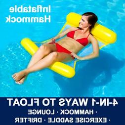 Portable Swimming Pool Toy Hammock Lounge Inflatable Water F