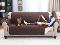 **PREMIUM**Reversible Furniture Protector Slipcover Sofa Rec