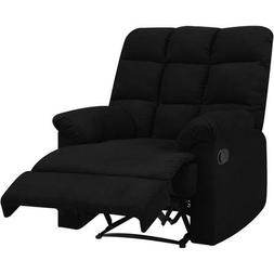 ProLounger Wall Hugger Microfiber Biscuit Back Recliner Chai