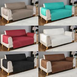 Quilted Sofa Cover Slipcover Waterproof Couch Pet Kid Pad Ma