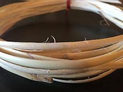 Basket Caning Natural Repair Binder Cane, White Wash