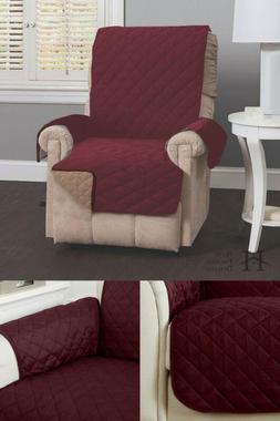 Arm Quilted Cover Pet Furniture Reversible Microfiber Protec