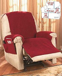 Cover One Piece W/armrests And Pockets - One Size Fits Most