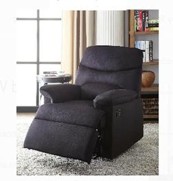For Living Room Media Center Lounge Black Woven Fabric Offic