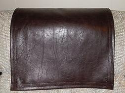 Recliner Headrest Cover Furniture Protector Med Weight Choco