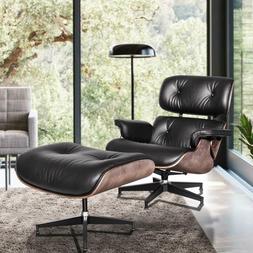 Genuine Leather Modern With Ottoman For Living Room
