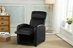 For Living Room, Faux Leather Cushioned Arm Chair