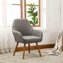 Roundhill Furniture AC151GY Tuchico Contemporary Fabric Acce