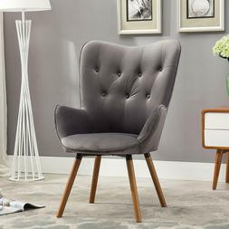 Roundhill Furniture Doarnin Contemporary Silky Velvet Tufted
