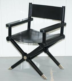 Black Leather Office Desk