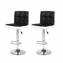 S Black And White Pu Leather