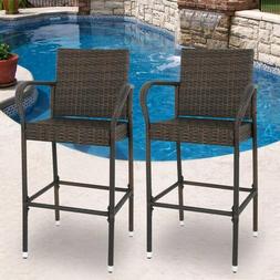 Patio Furniture Chair Outdoor Backyard  Set Of 2