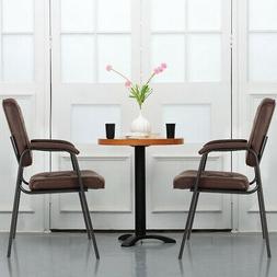 Set of 2 PU Conference Reception Office Guest Armchair