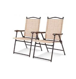 S Outdoor Folding Deck Camping Patio Garden Chairs
