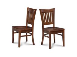 S With Wooden Seat In  Espresso Finish