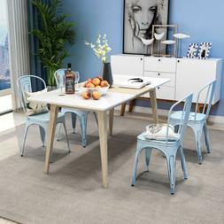 Stackable Bistro Cafe Metal Chairs