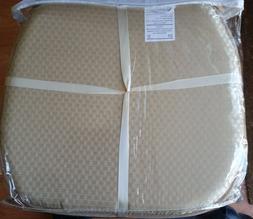 Pads Cushions W/strings, Light Beige Dbl Sided, 15" X 15"