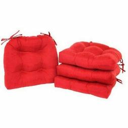 Pad Cushions Pillows With Ties 14.5"x16" Red