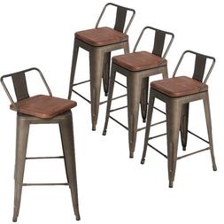 S Low Back Wooden Seat