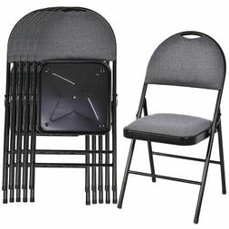 S Fabric Upholstered Padded Seat Metal Frame Home Office